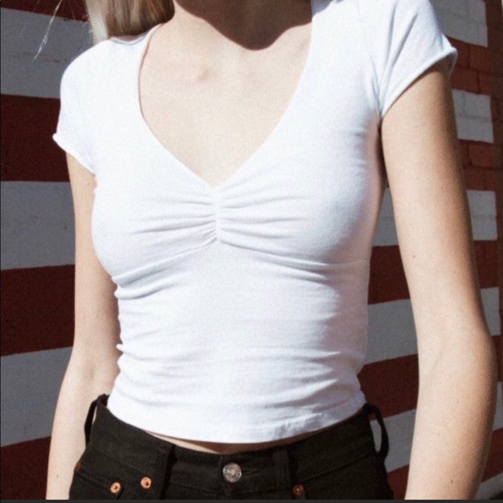 White Brandy Melville Tee